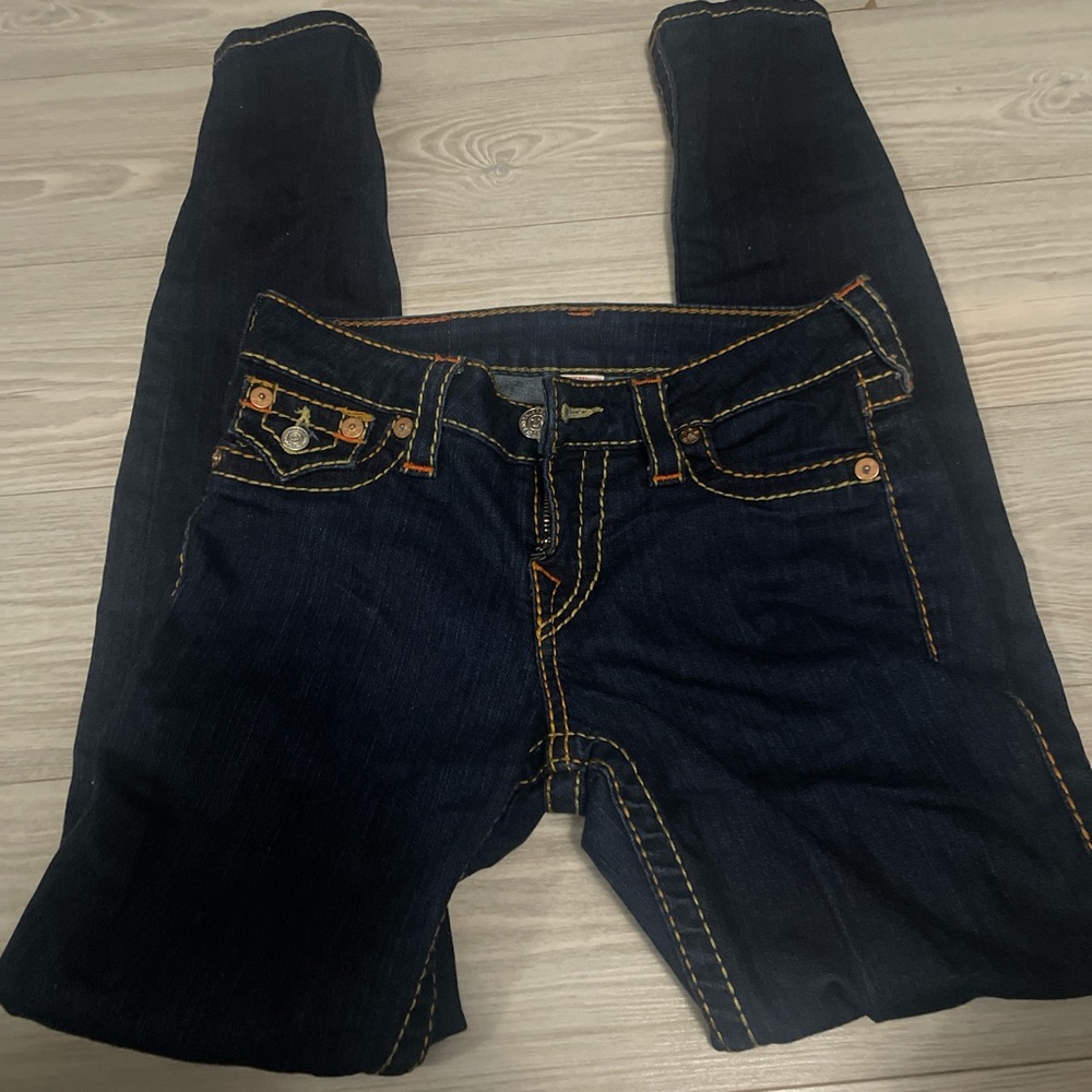 True Religion Dark Indigo Women's Skinny Jeans